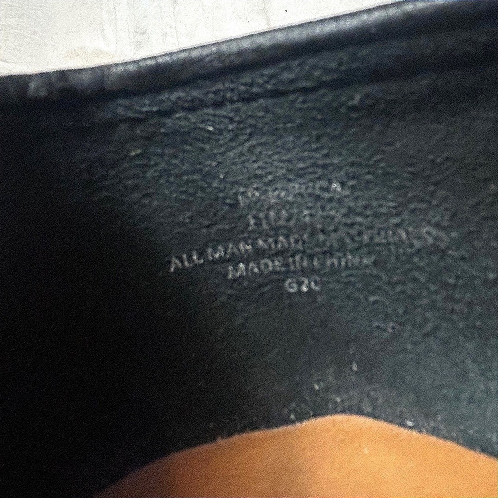 Lucky Brand Black Leather Loafers Size 11 Dark‎ Academia Quiet Luxury Old Money - Picture 9 of 9
